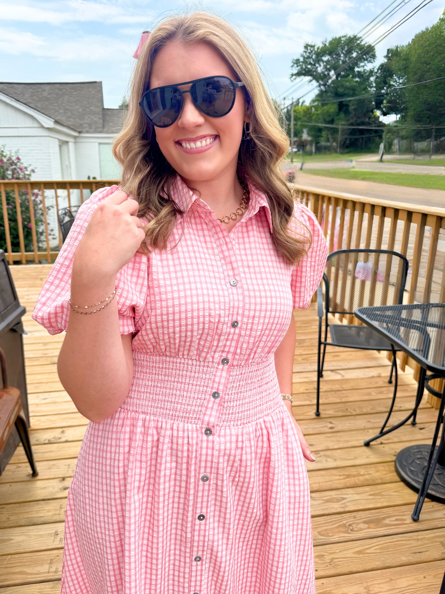 Pink Picnic Dreams Dress