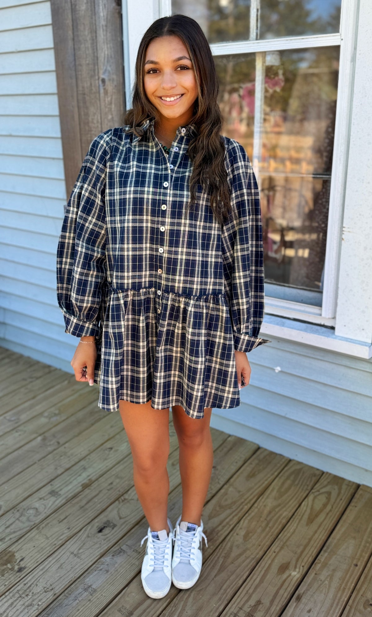 Schooled on Plaid (Blue)