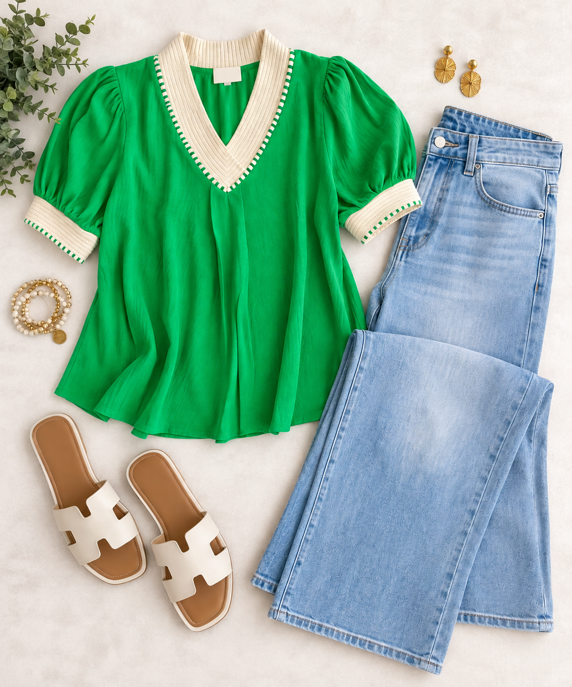 Learn To Live Top (Green)