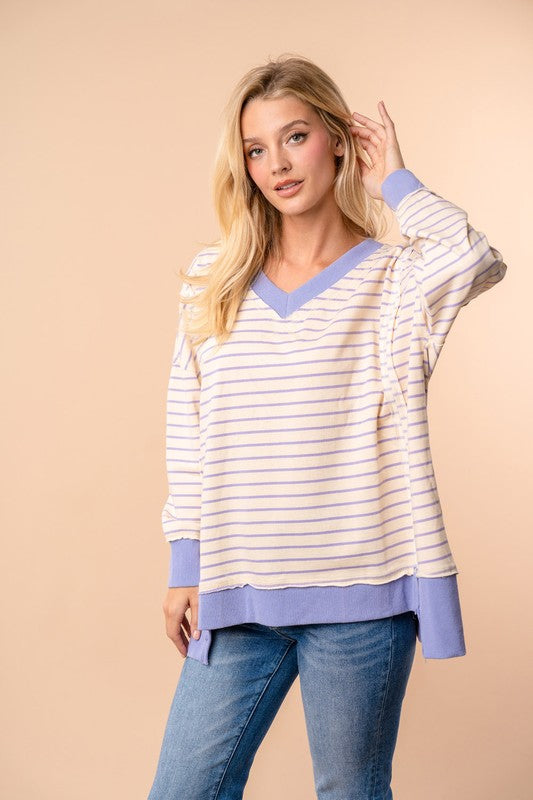 Karlie Oversized Top (Purple)