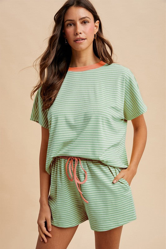 New Favorite Striped Set (Pistachio)
