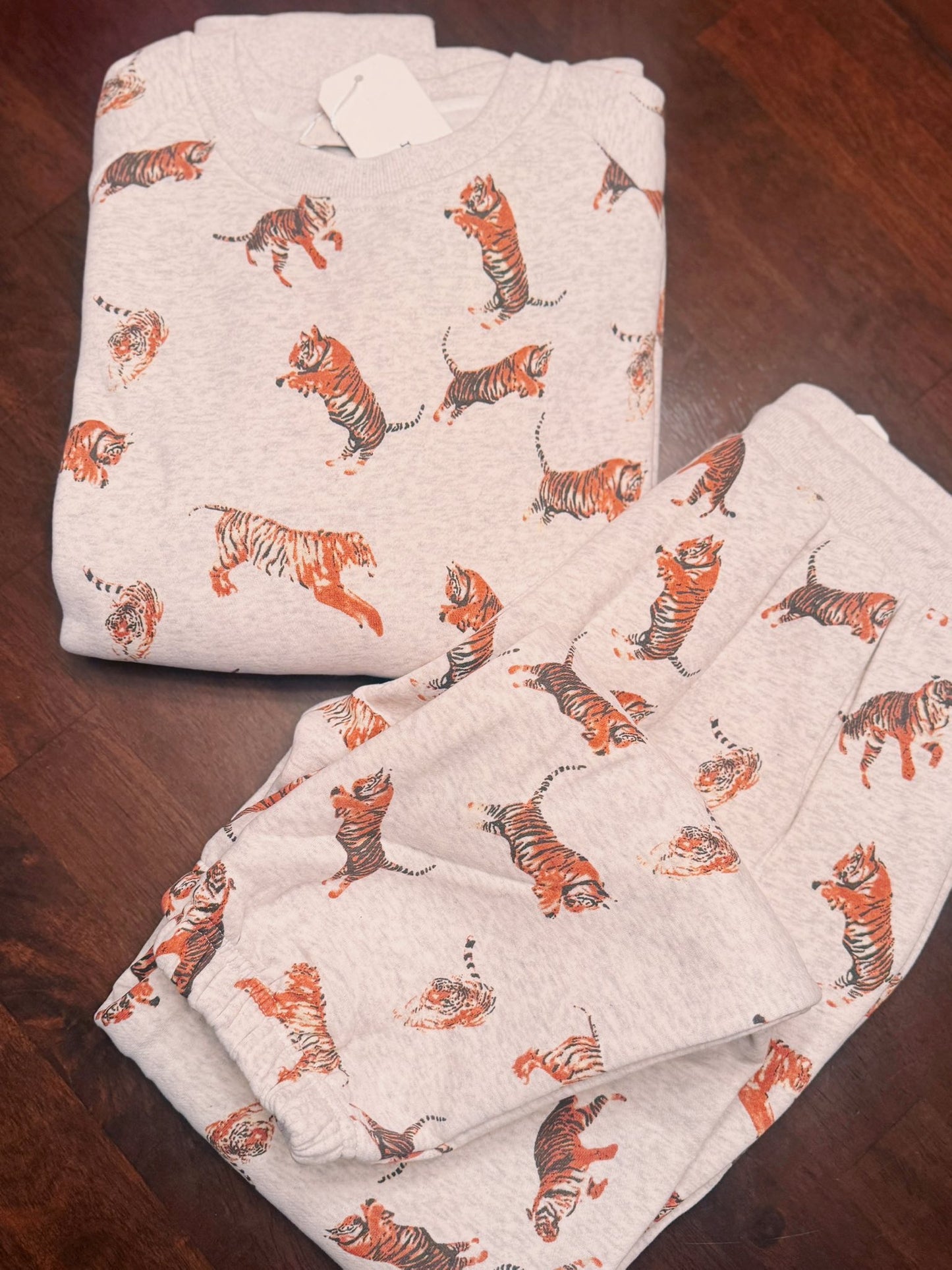 Tiger Print Sweatpants