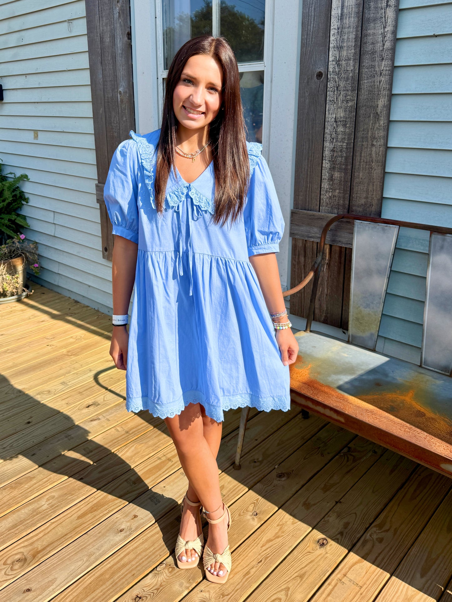 Perfect Day Mini Dress (Blue)