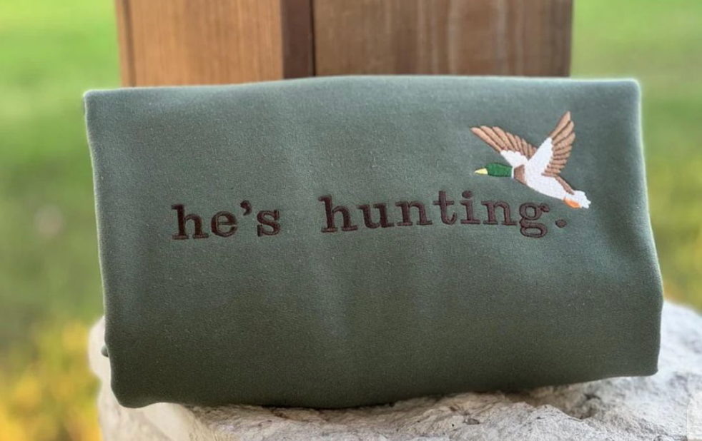 He’s Hunting Pullover (Green)