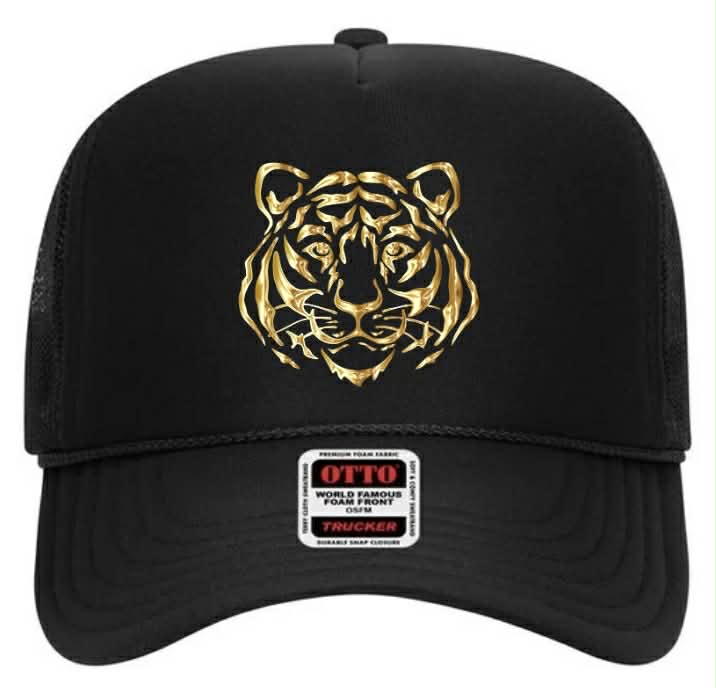 Golden Tiger Hat (Black)