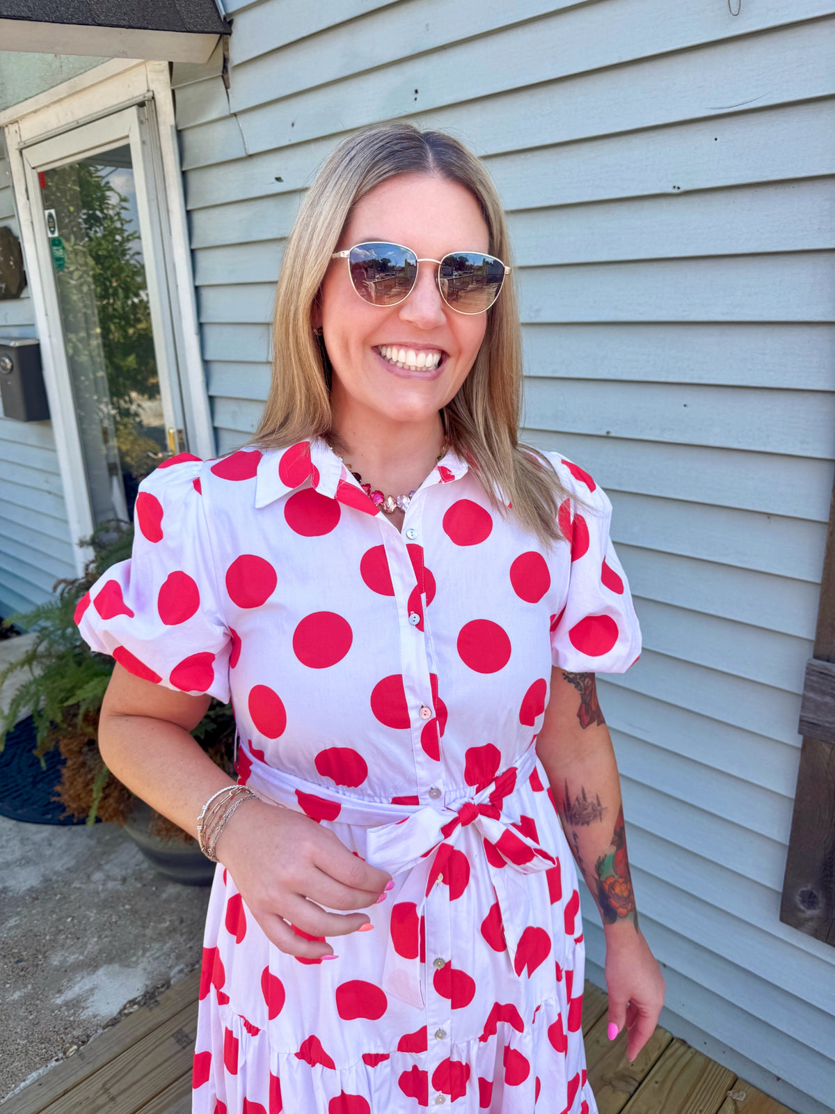 Spot On Polka Dot Maxi (Red)