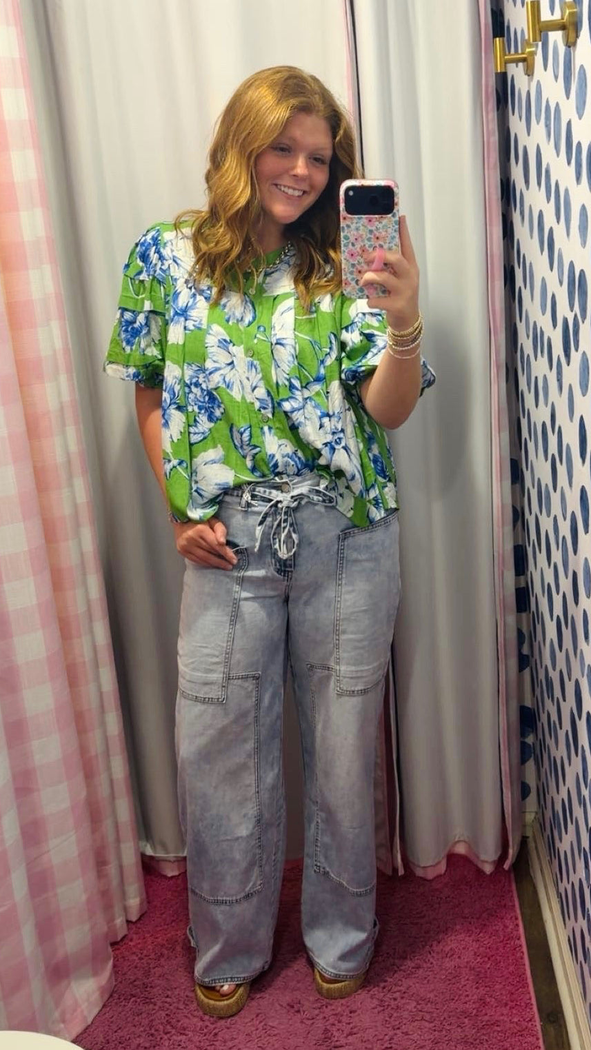 Laurie Floral Top By Olivaceous
