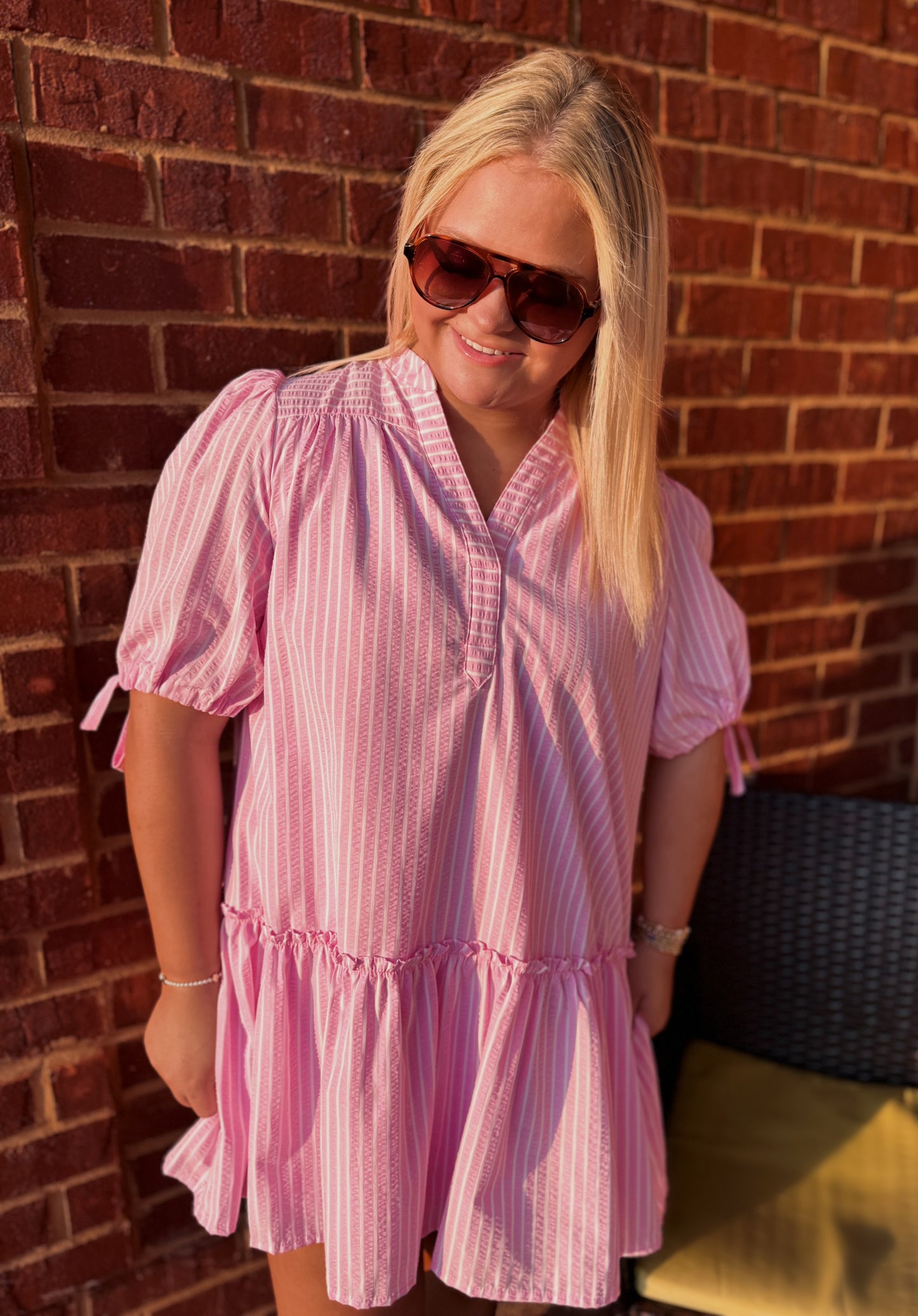 Cotton Candy Mini Dress (Pink)