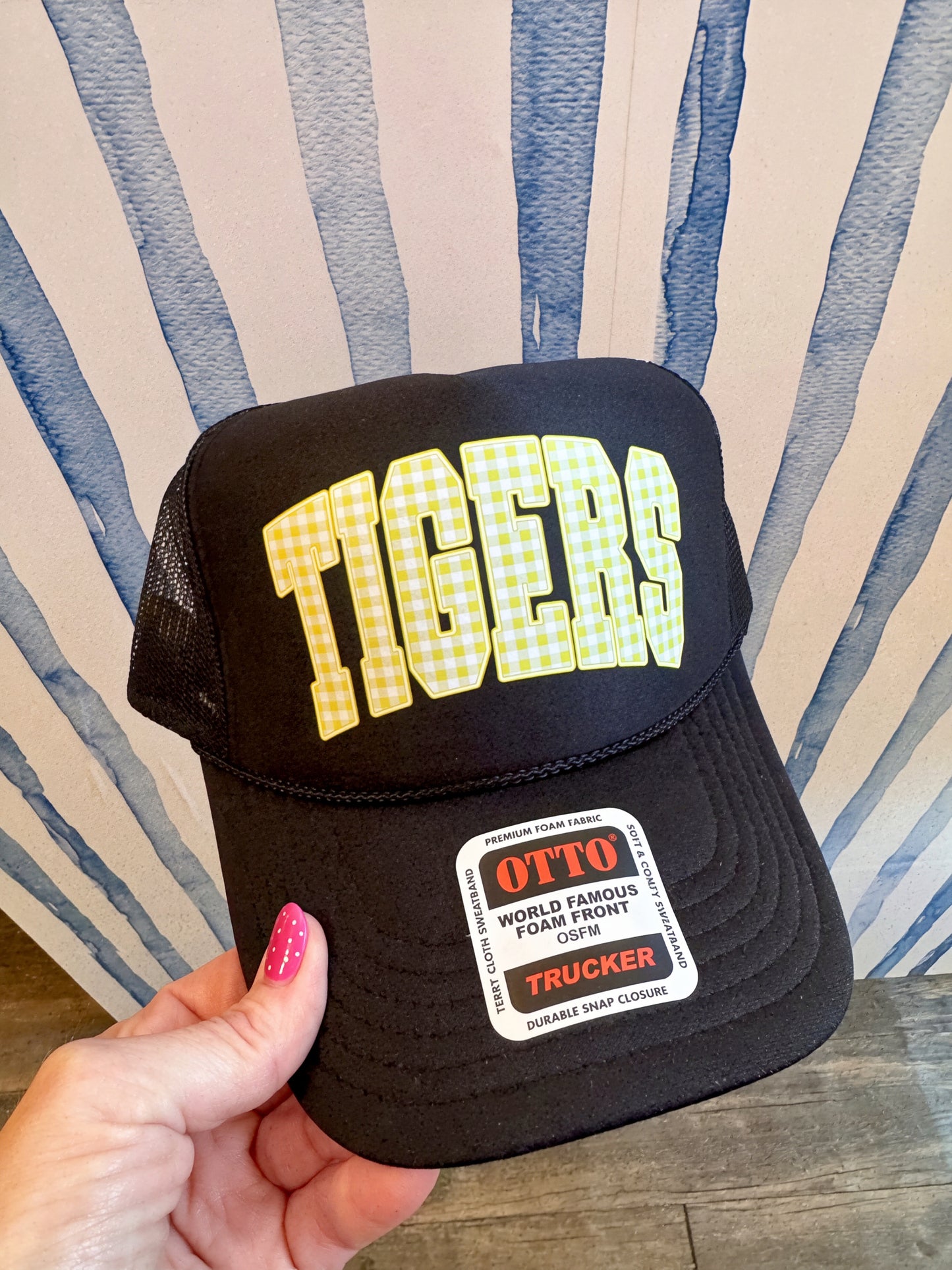Tigers Gingham Hat