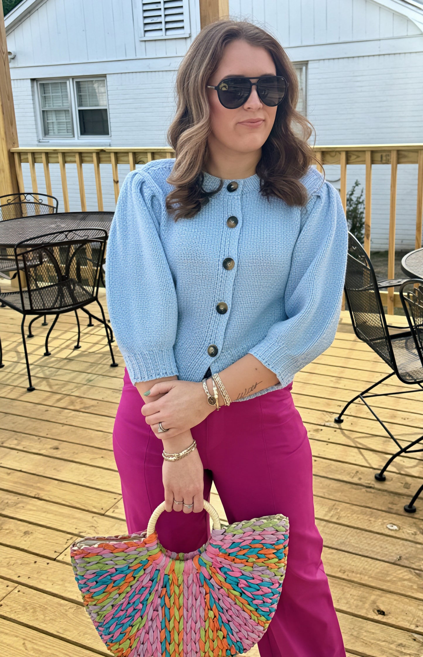 Shades of Pastel Sweater (Blue)