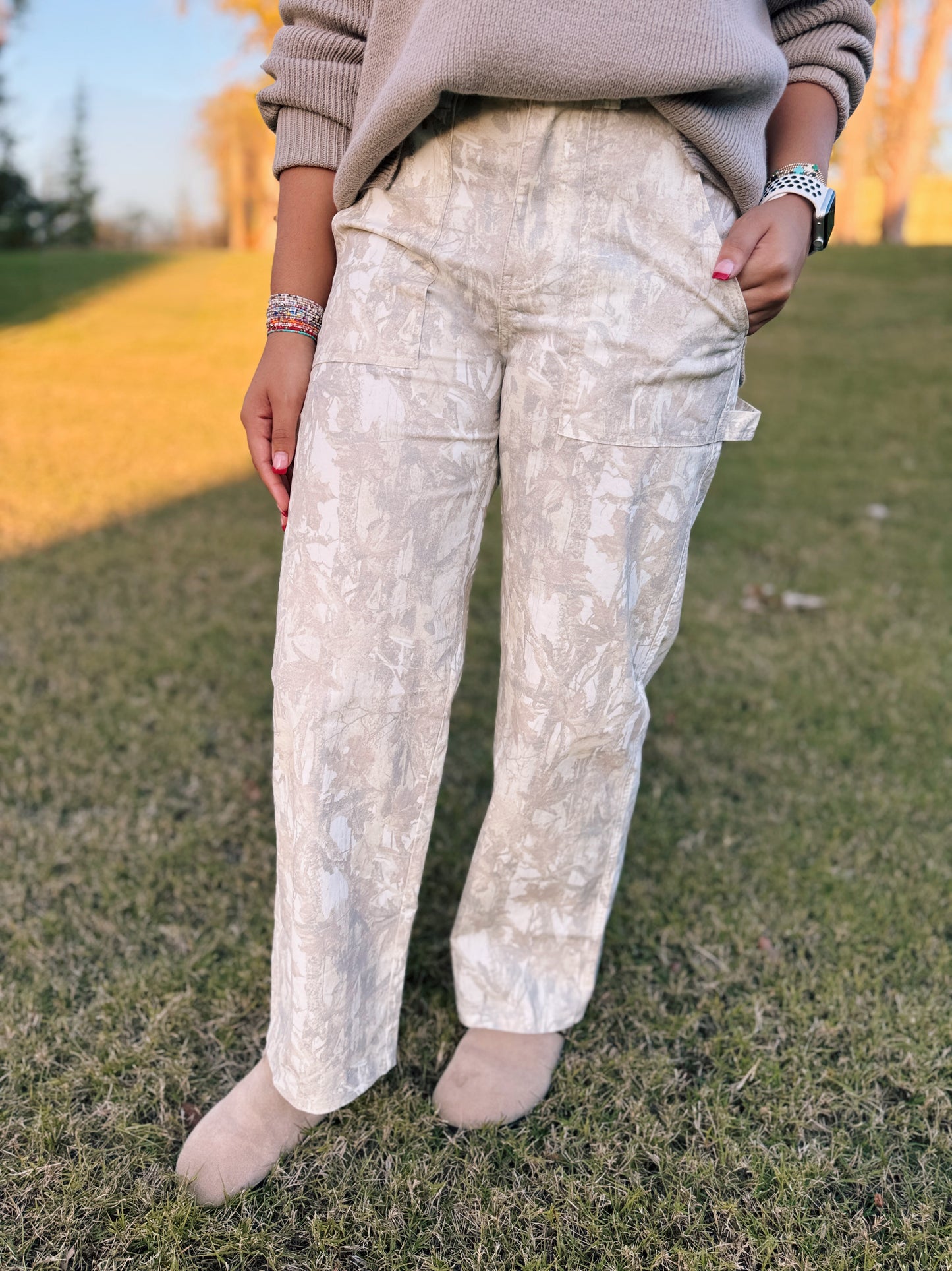 Netural Camo Cargo Pant