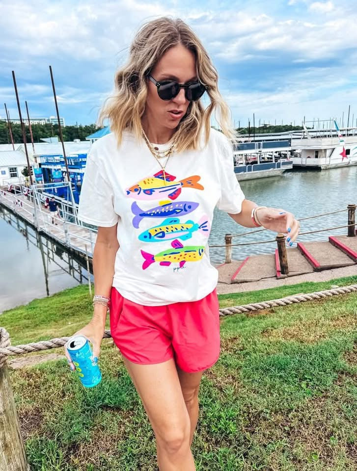 Here Fishy Fishy Graphic Tee PREORDER ETA 6/15