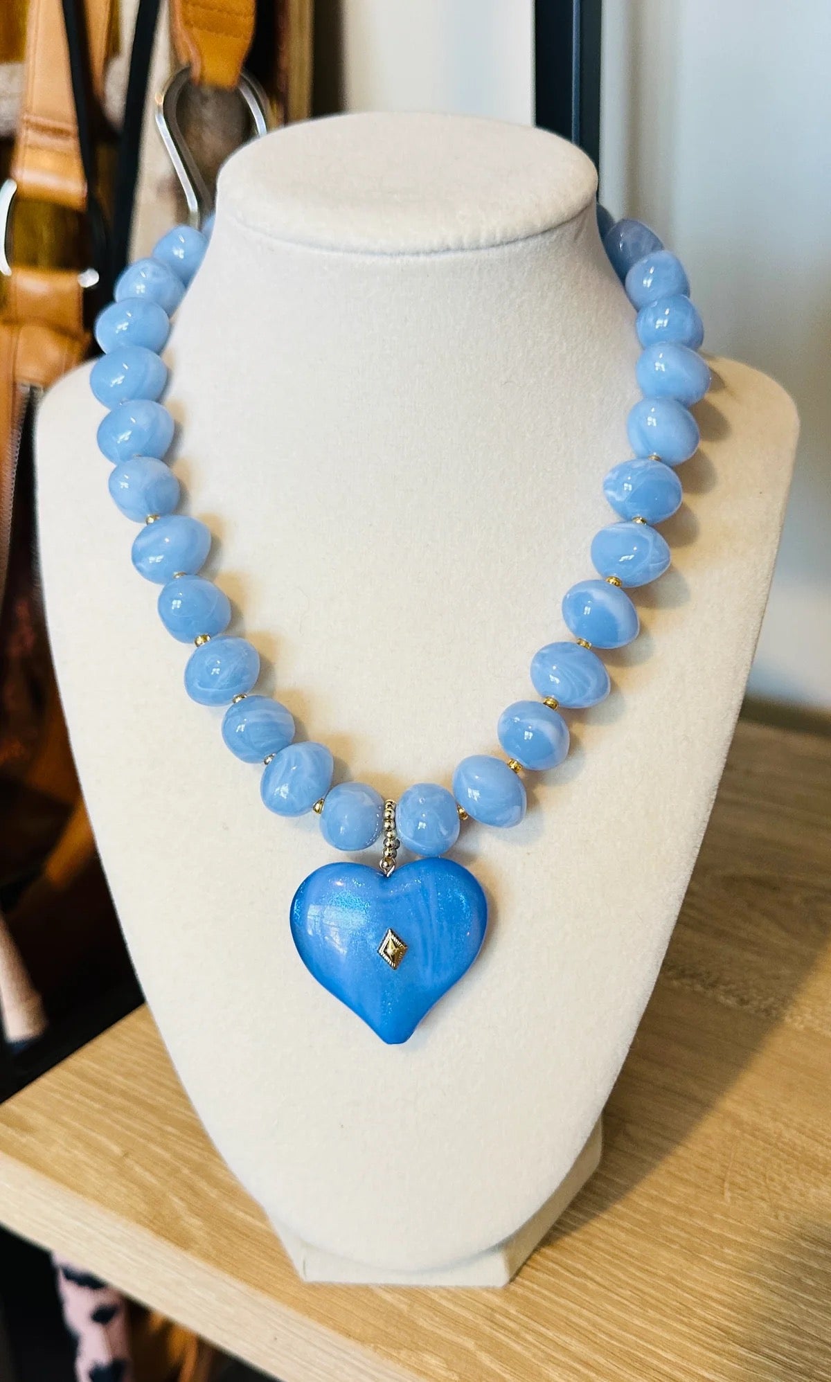 Bluebell Heart Necklace