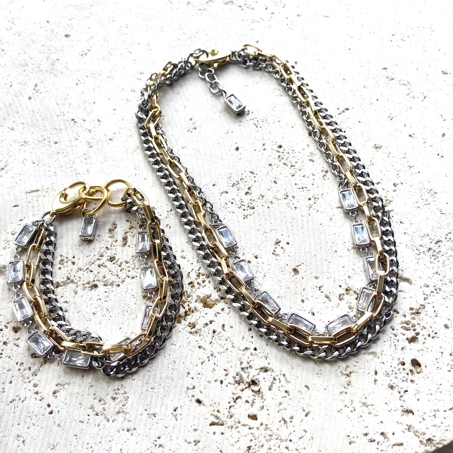 Mixed Metal Glam Jewels