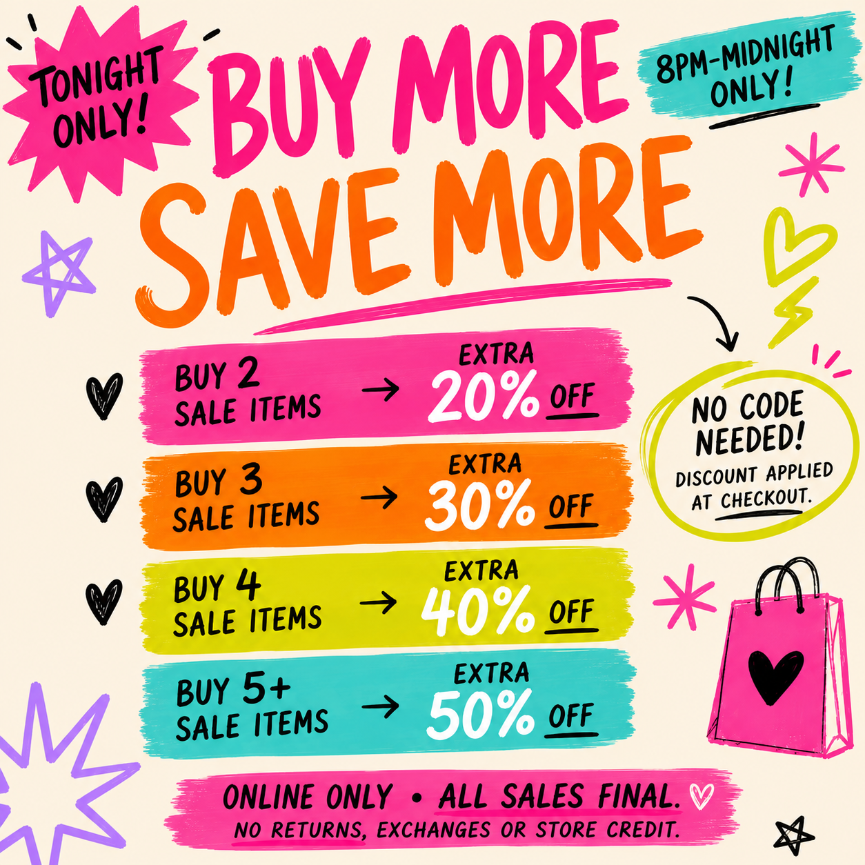 BUY MORE SAVE MORE