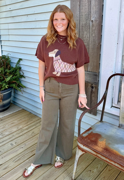 Days of Our Lives Denim Pants (Olive)