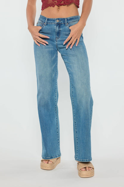 Katerina High Rise Wide Leg Jeans