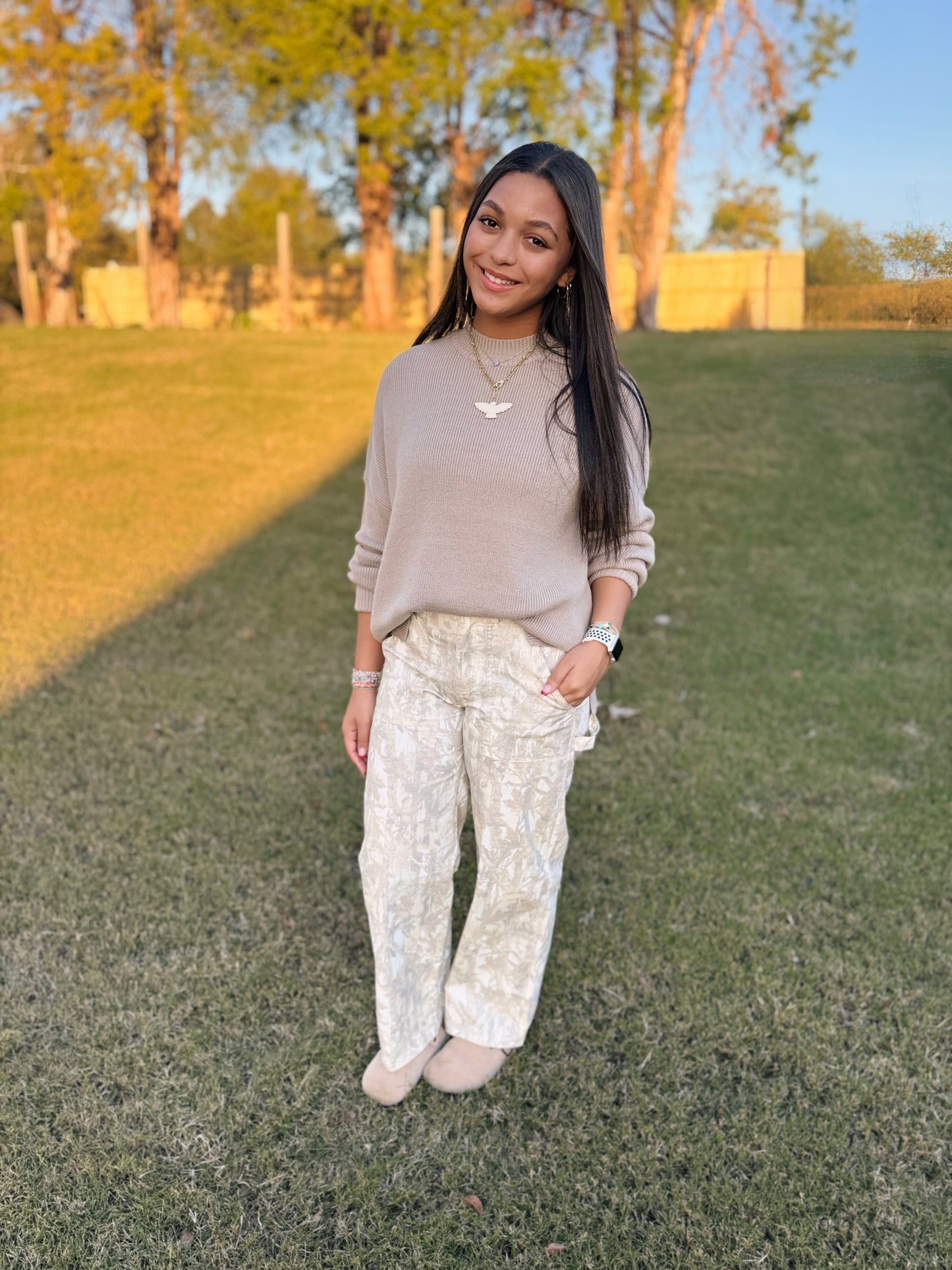 Netural Camo Cargo Pant