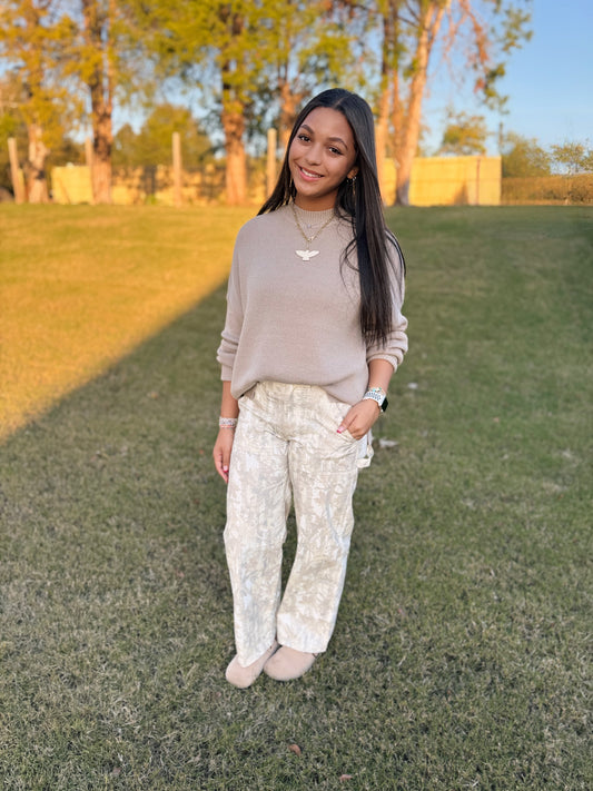 Netural Camo Cargo Pant