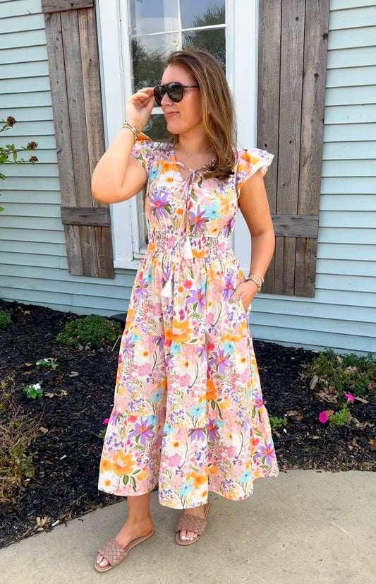 Botanic Mood Midi Dress