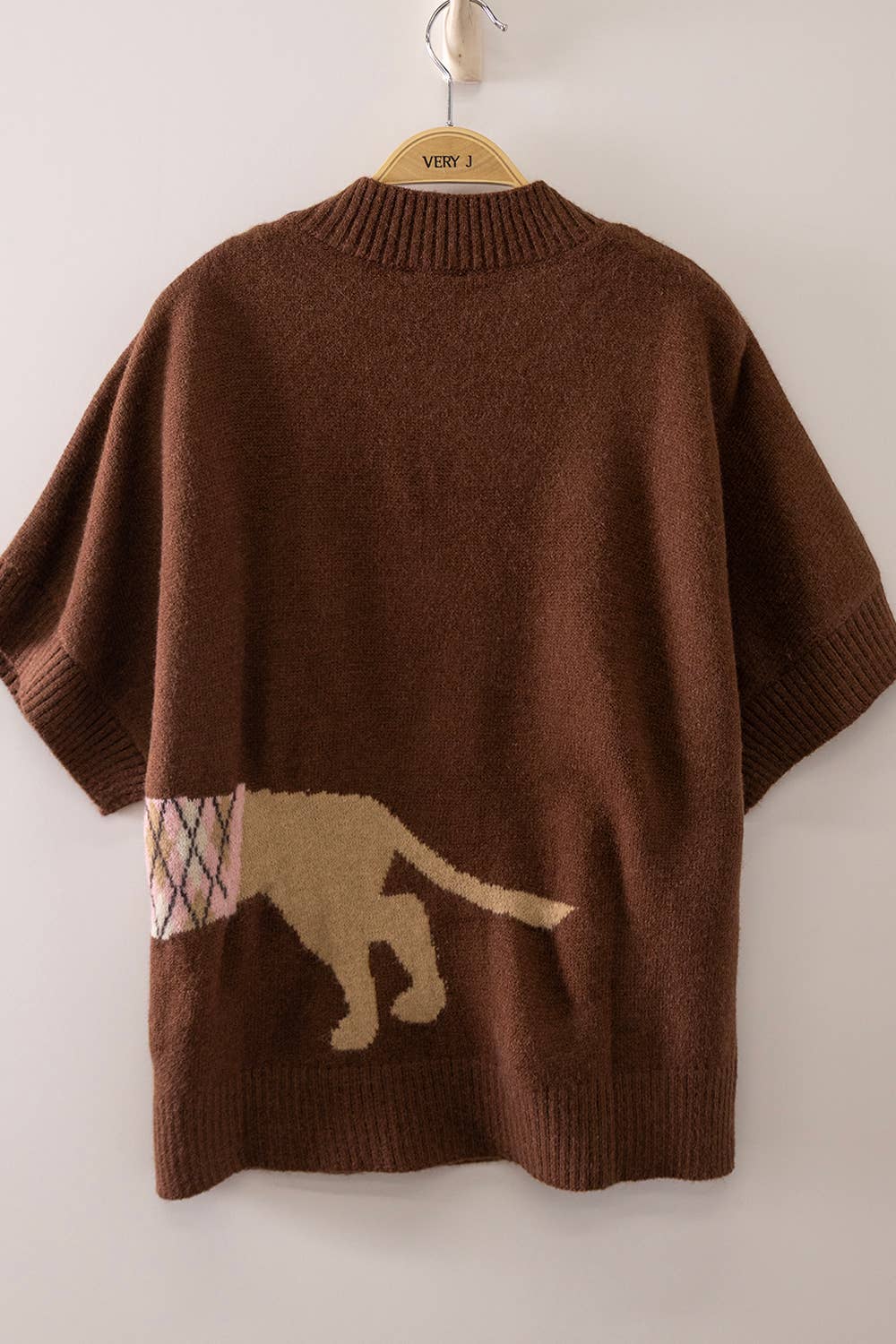 Hey Doggie Sweater (Mocha)
