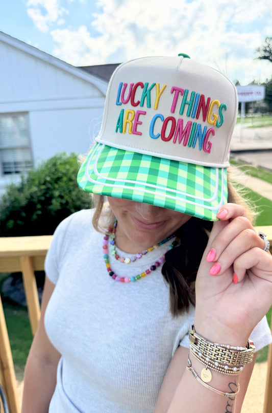 Lucky Things Are Coming Hat