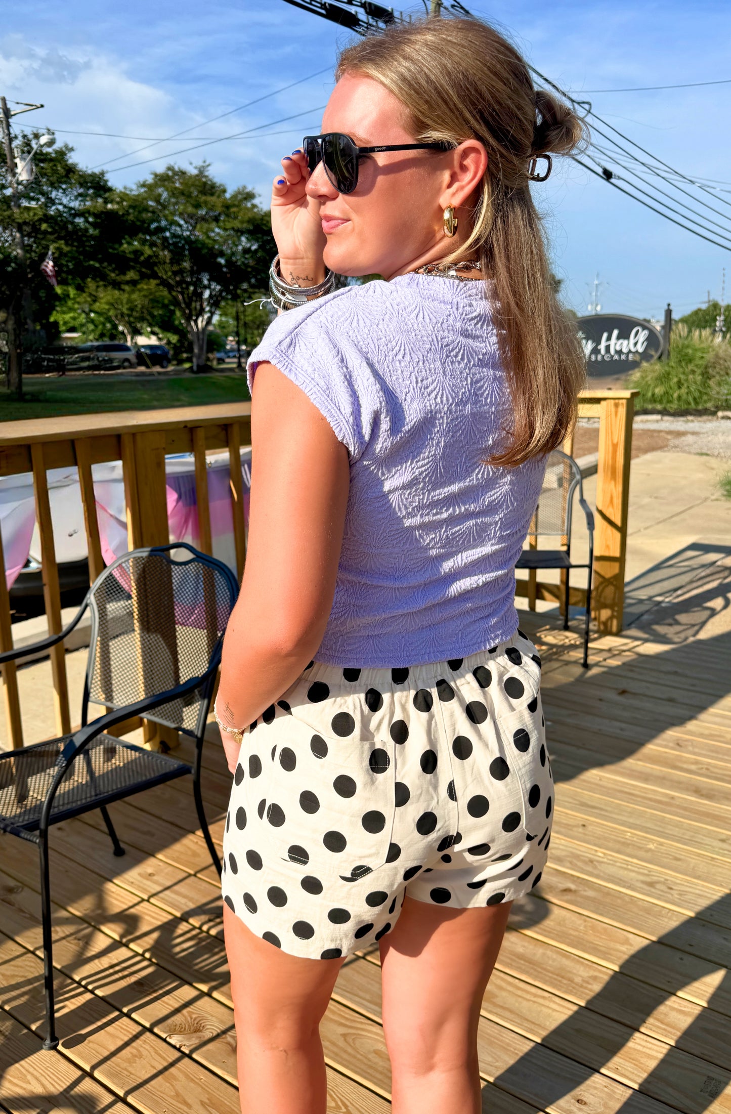 Connect The Dots Shorts (Cream)
