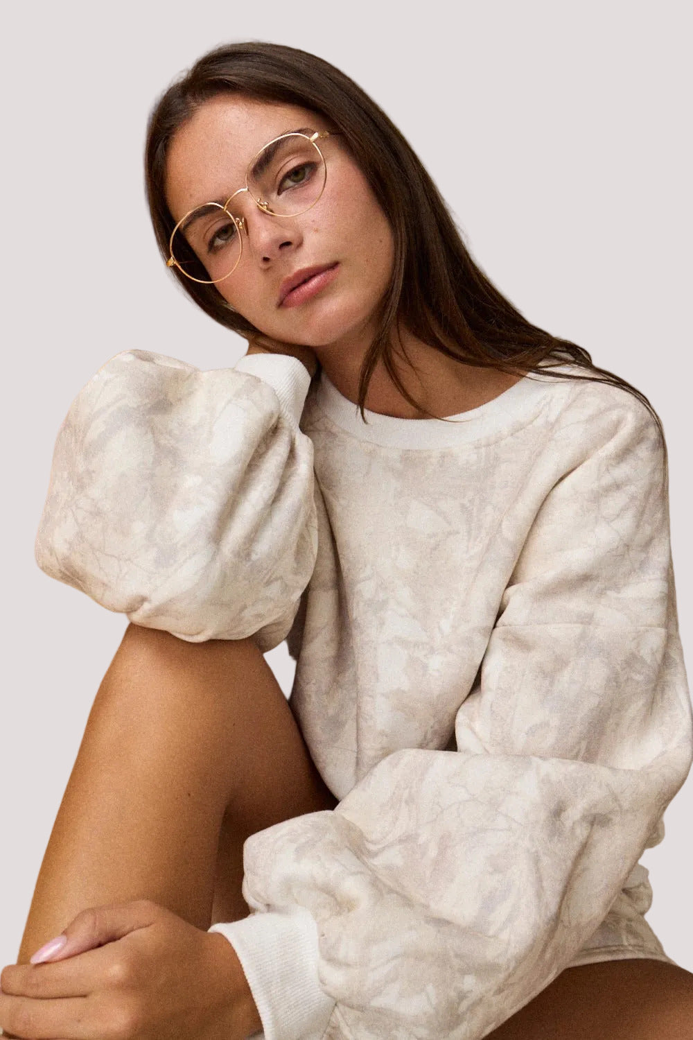 Woodland Camo Crewneck Pullover