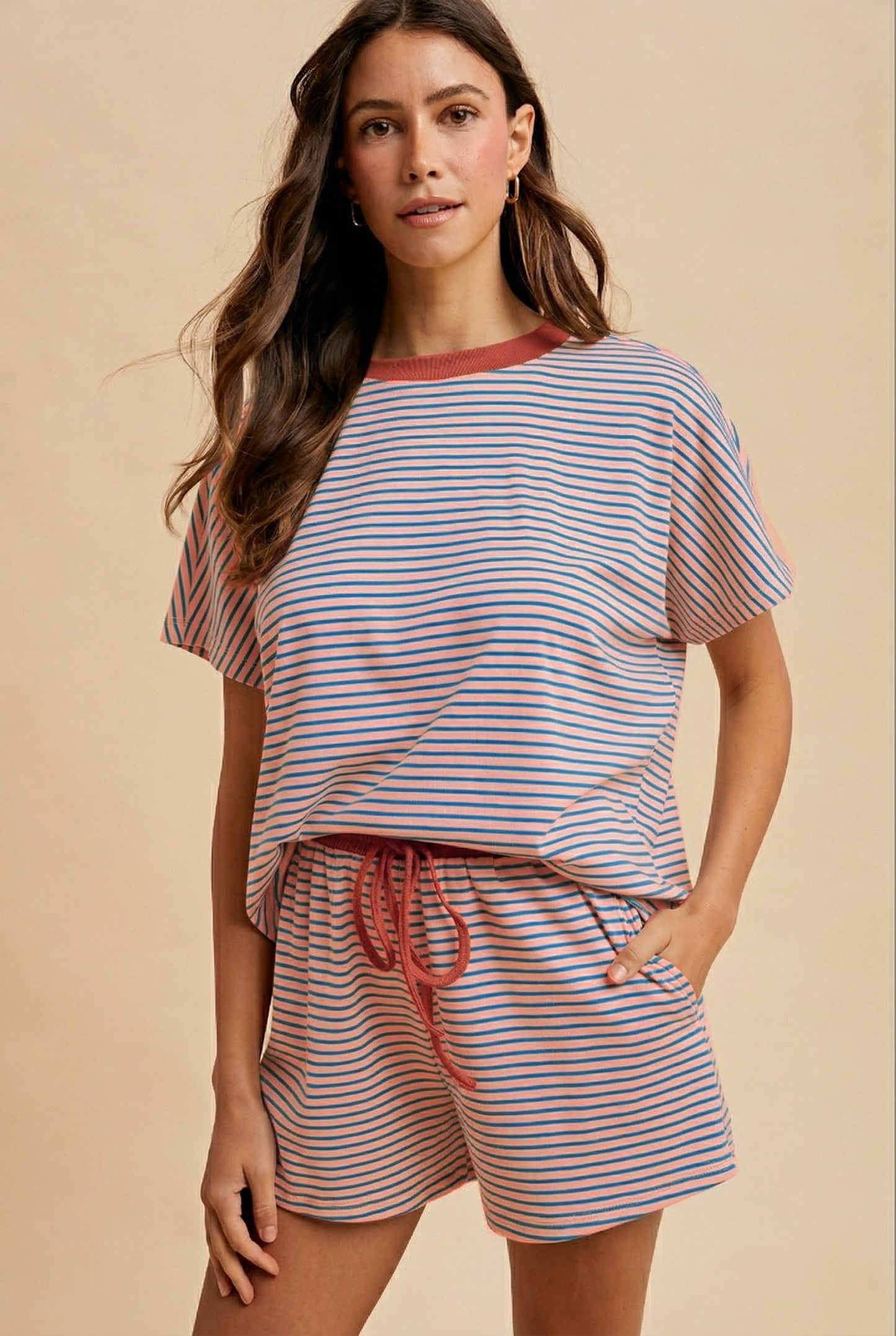 New Favorite Striped Set (Pink/Blue)