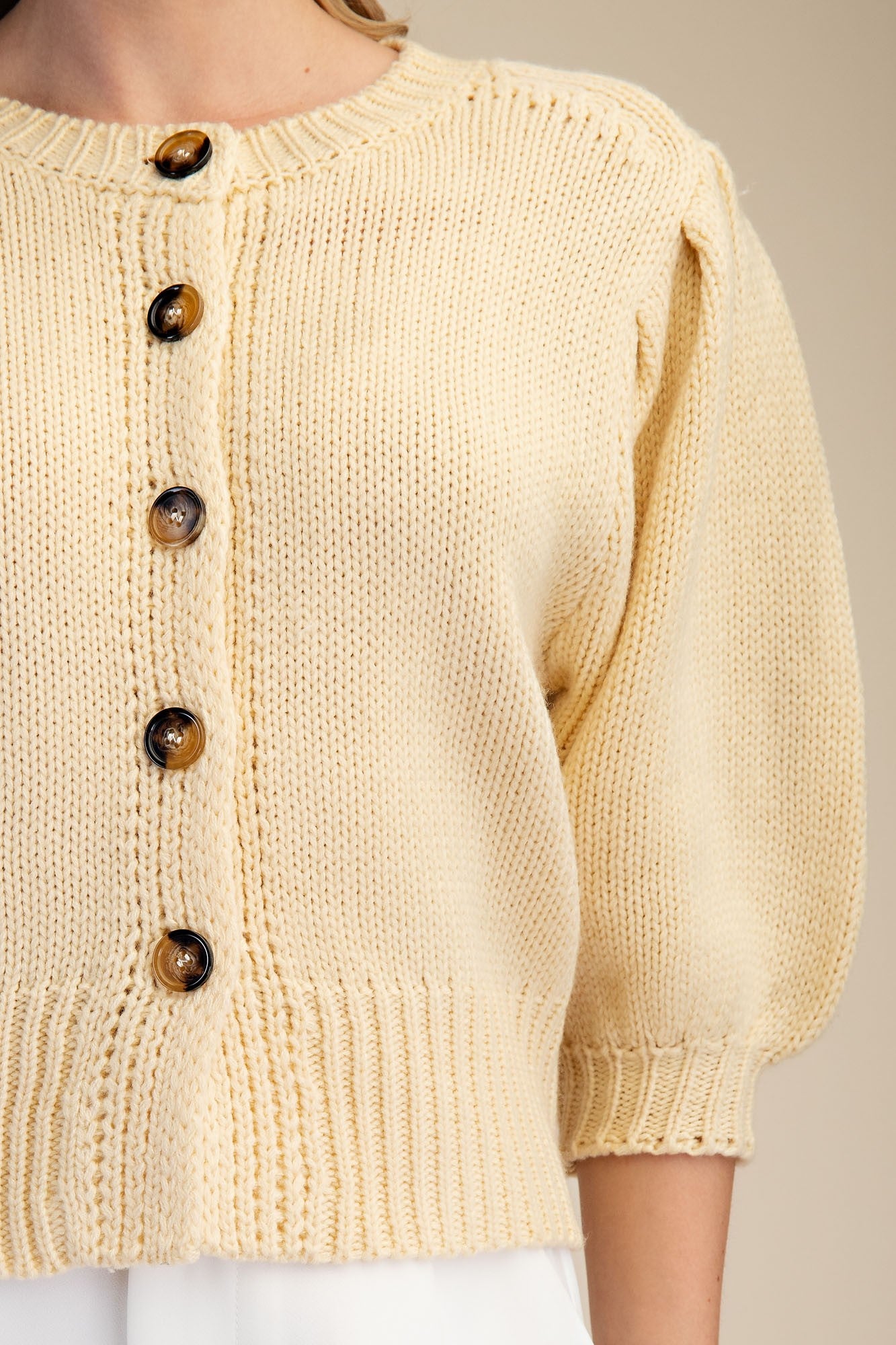 Shades of Pastel Sweater (Butter Yellow)