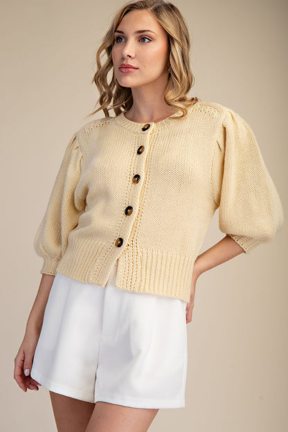 Shades of Pastel Sweater (Butter Yellow)
