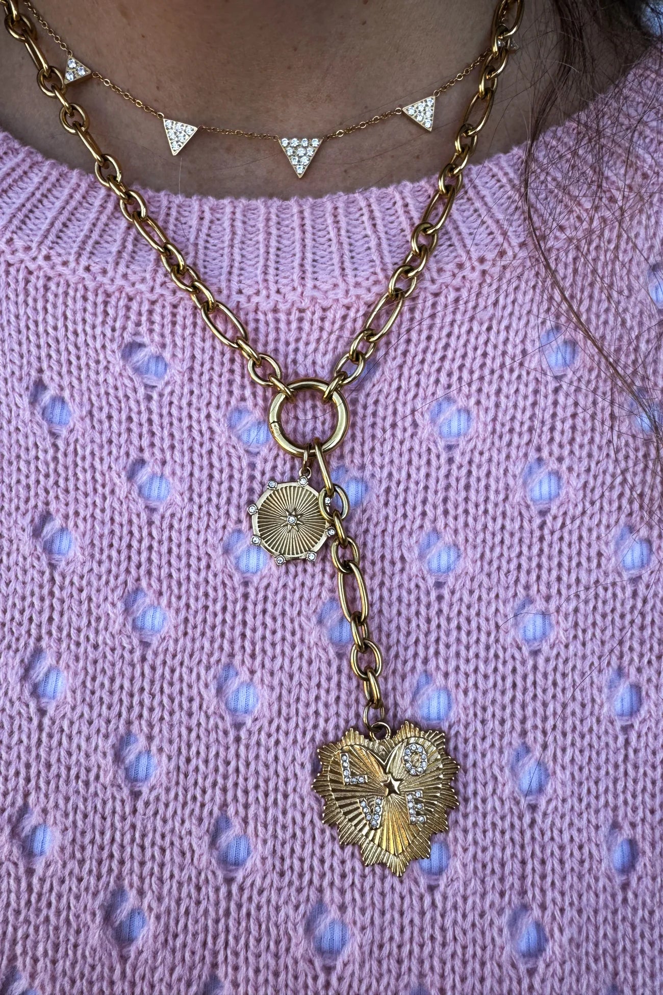 Amour Link Necklace