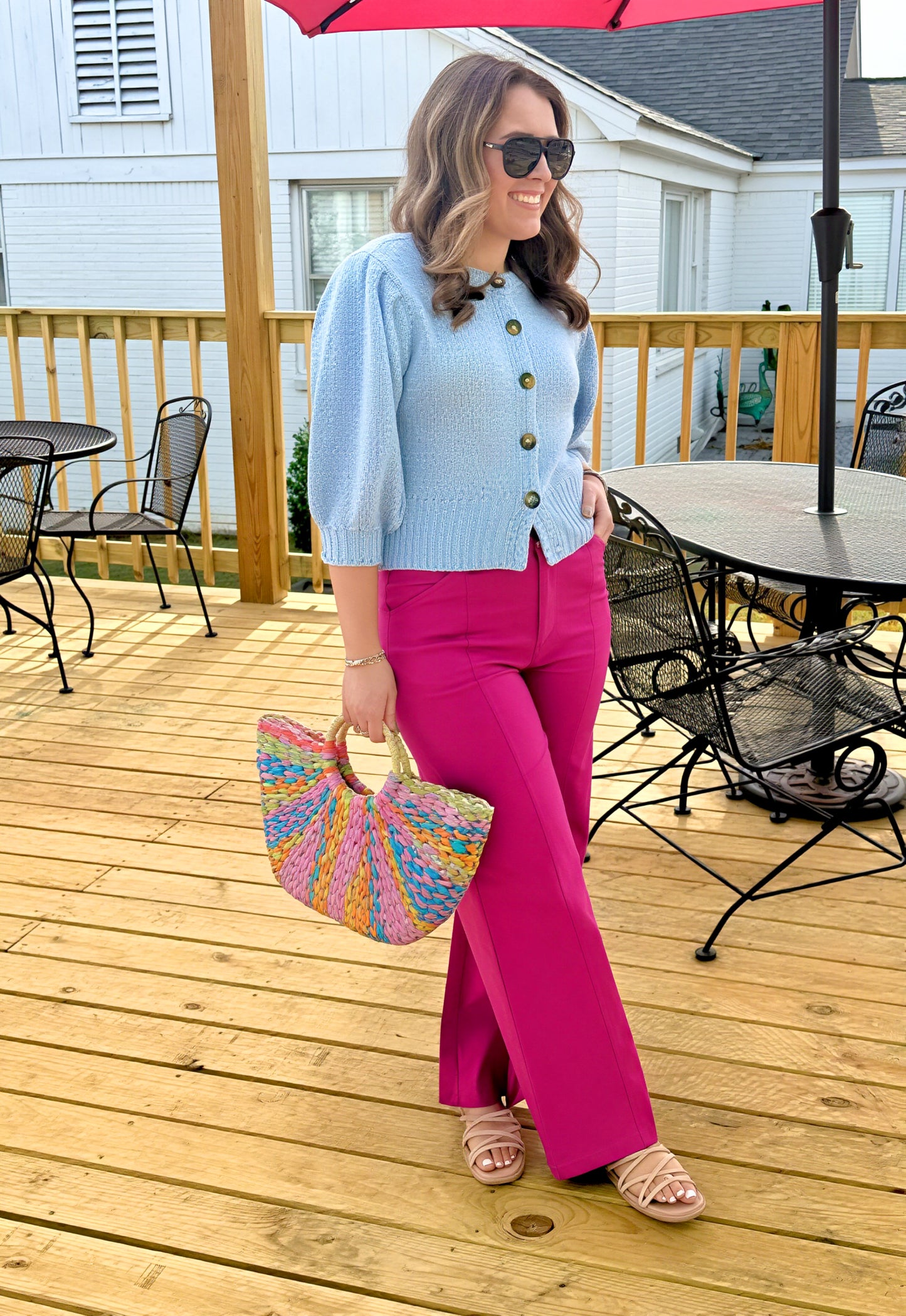 Shades of Pastel Sweater (Blue)