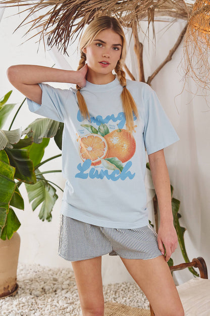 On The Coast Striped Shorts (Blue)
