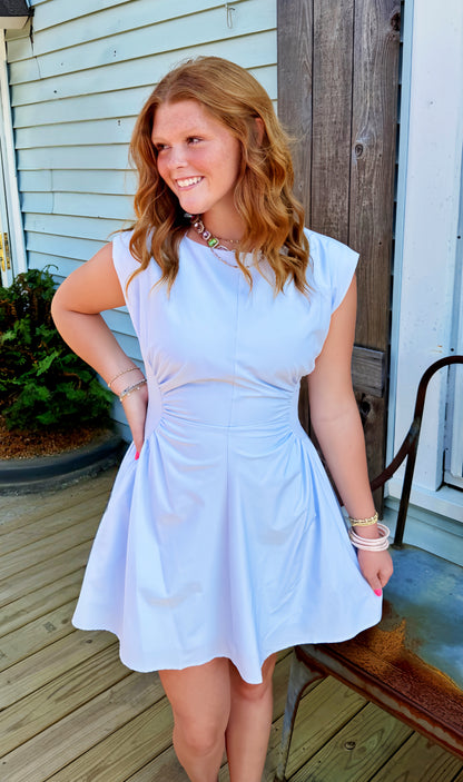 Little Miss Sunshine Powder Blue Dress