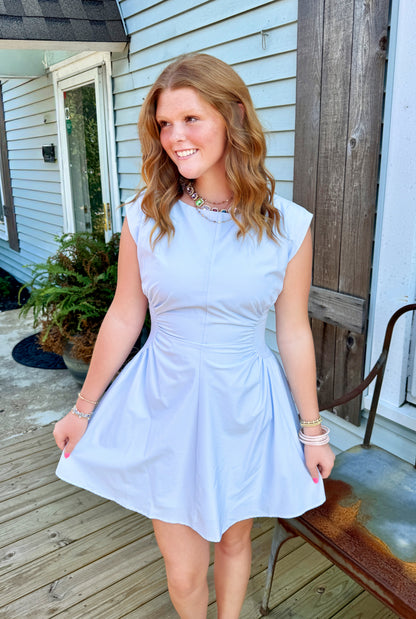 Little Miss Sunshine Powder Blue Dress