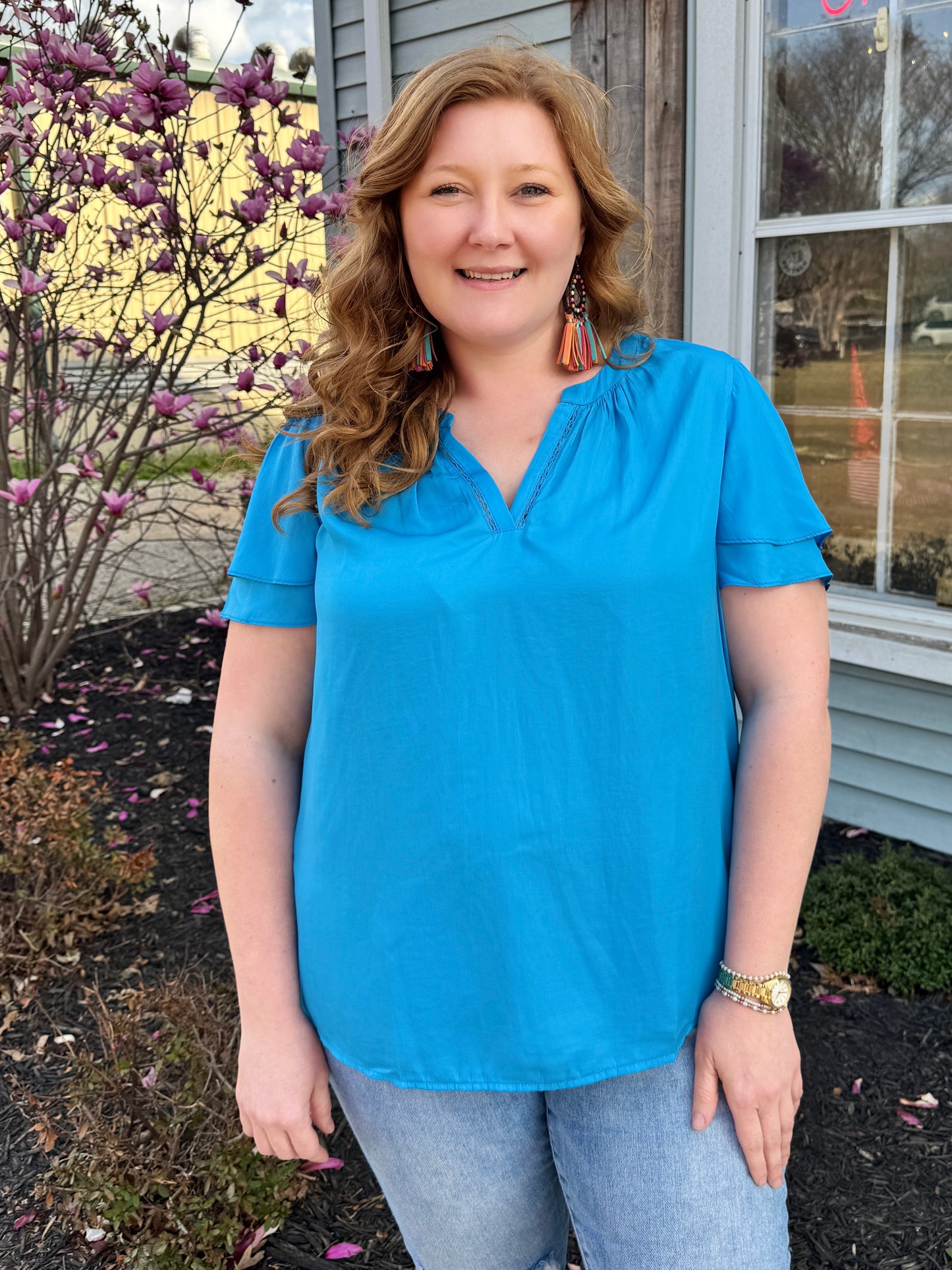 Really Need This Blouse (Blue)