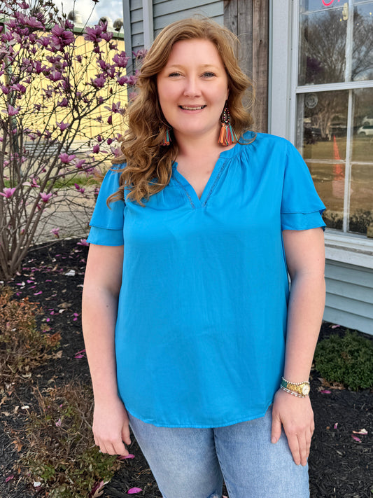 Really Need This Blouse (Blue)