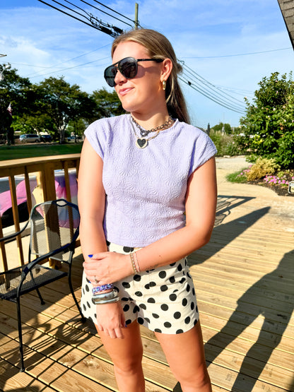 Connect The Dots Shorts (Cream)