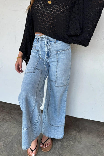 Jovie Tie- Waist Jeans