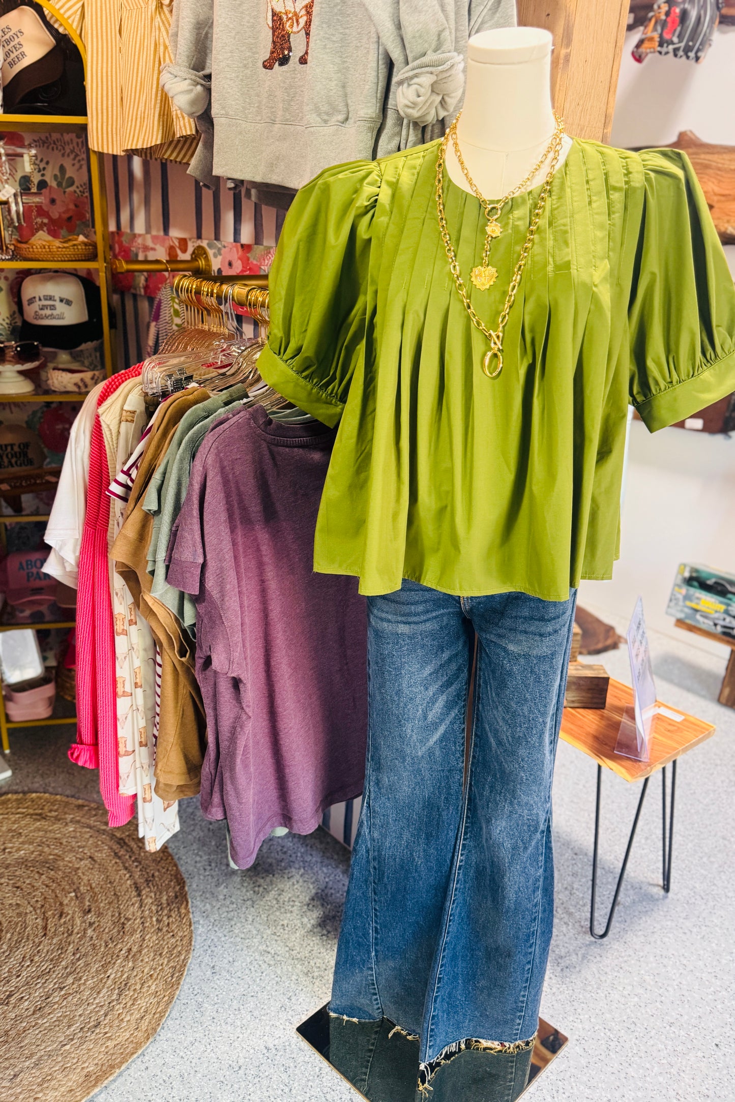 Apple of My Eye Blouse (Green)