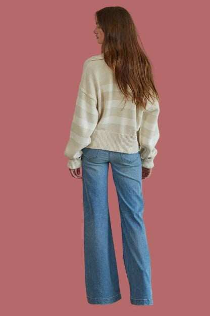 Irene Striped Cardigan