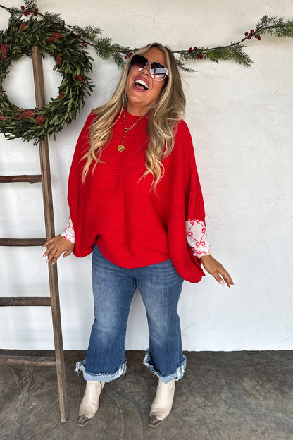 Christmas Meg Pullover (Red)