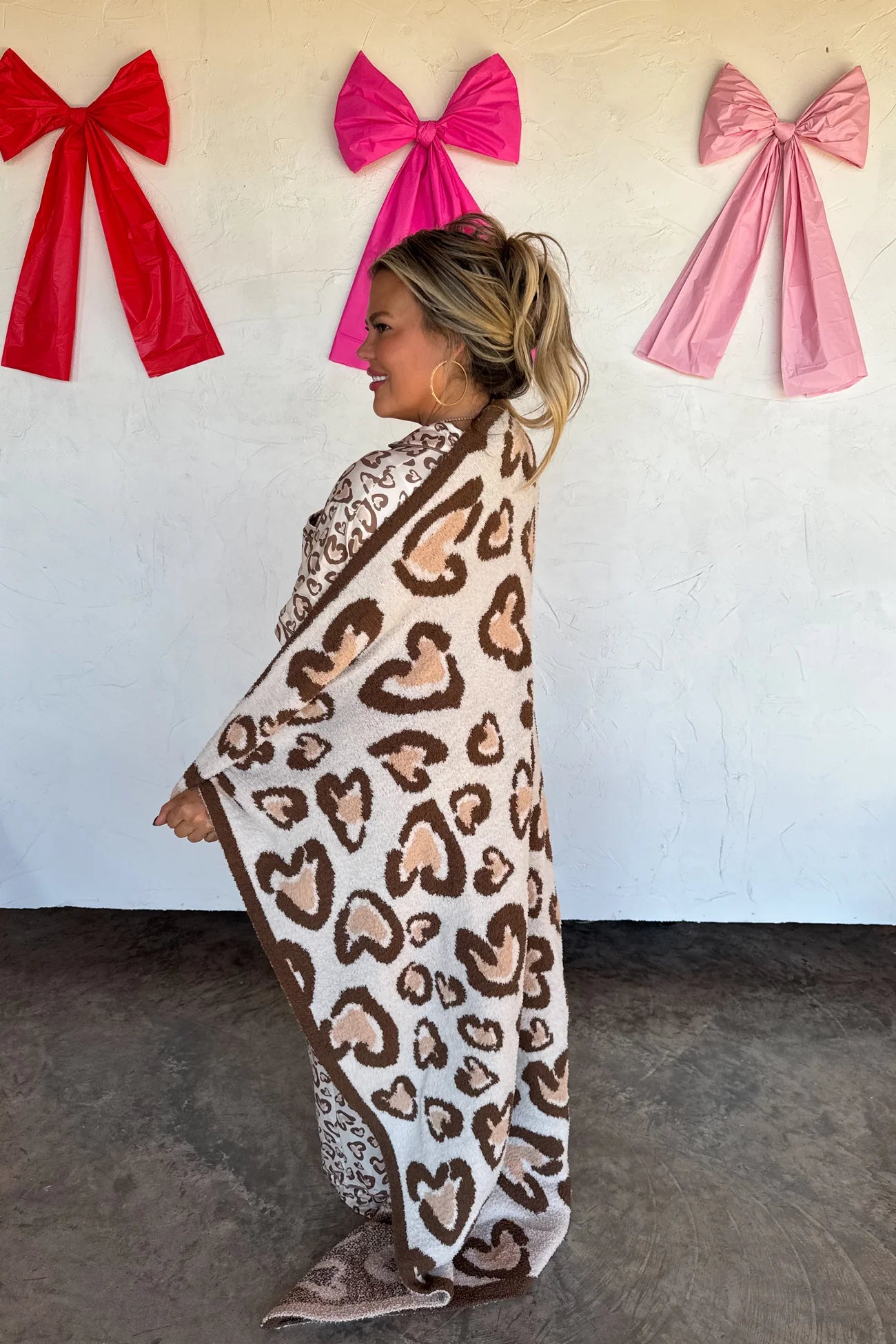 Cheetah Heart Cloud Blanket
