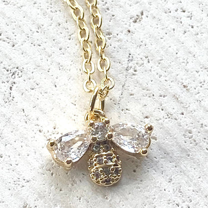 Dainty Bee Necklace