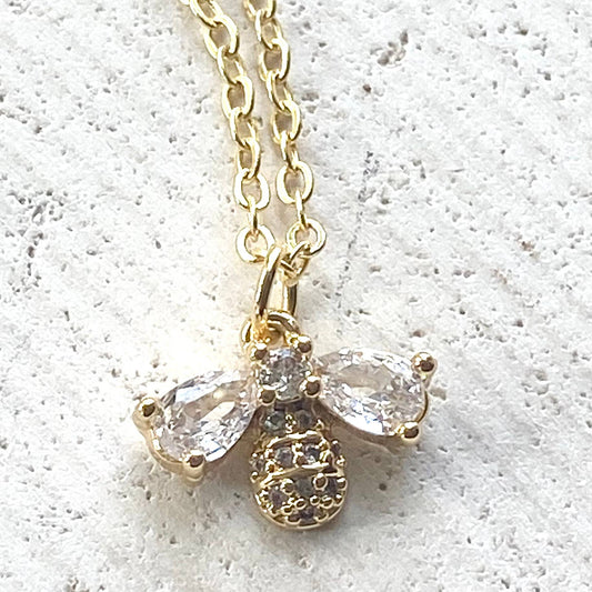 Dainty Bee Necklace