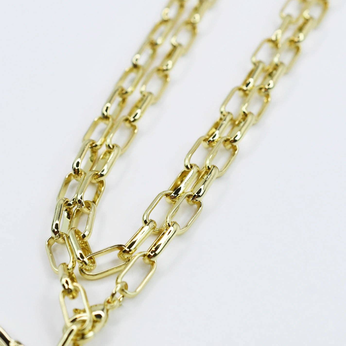 Wings of Grace Double Chain Necklace