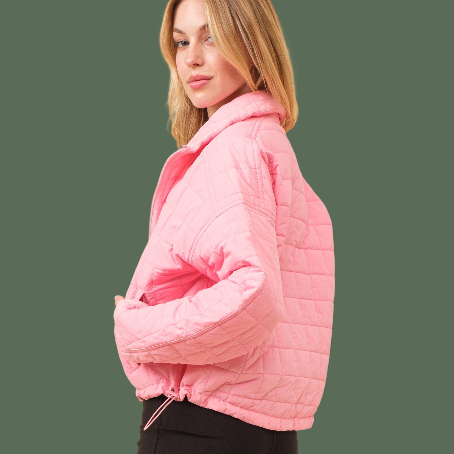 Polly Pocket Quilted Jacket (Pink)