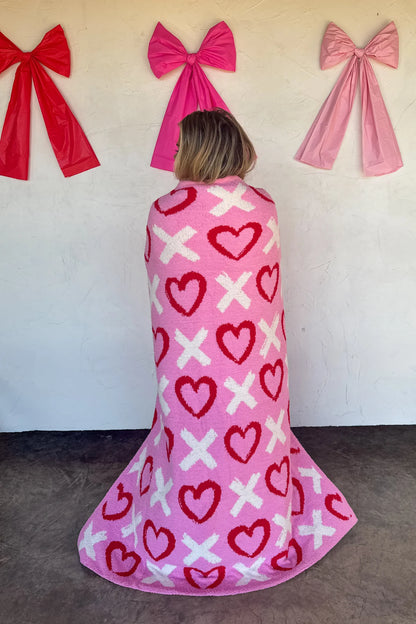 XOXO Cloud Blanket (Pink)