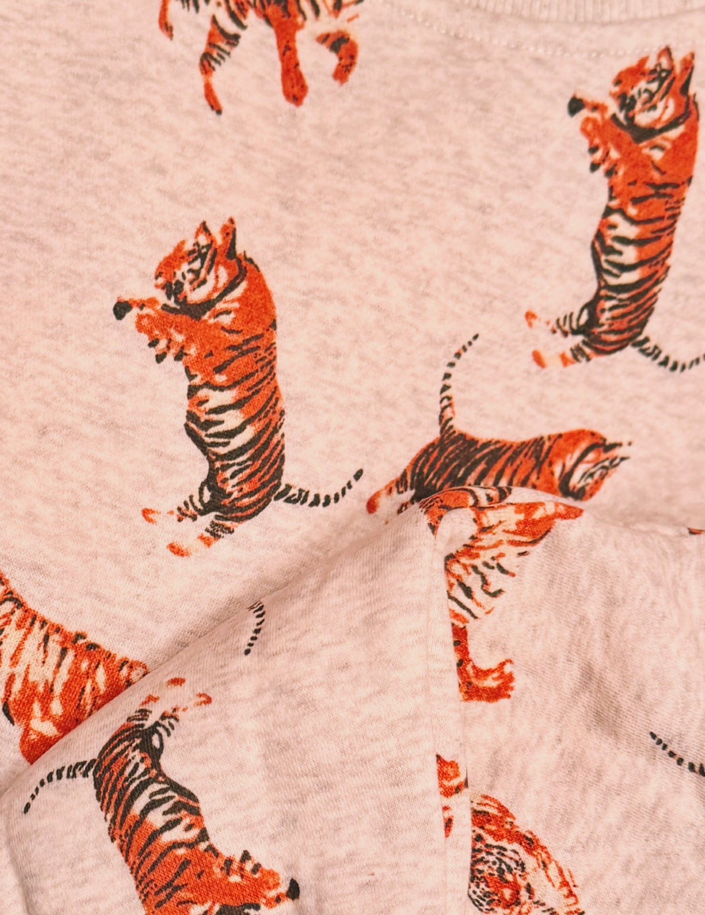Tiger Print Sweatshirt